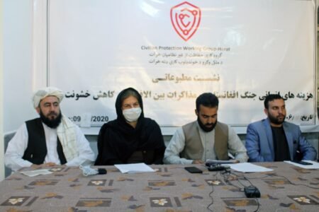 فعالان مدنی هرات با فرستادن نامه‌ای سرگشاده خواستار پایان جنگ افغانستان شدند