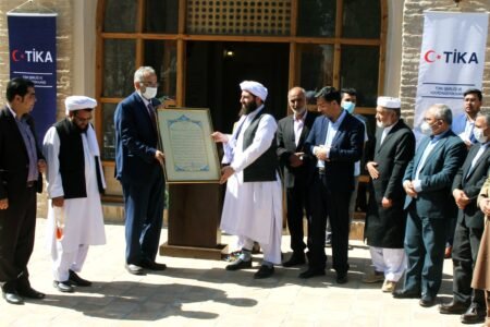 با حمایت دفتر تیکا، مسجد تاریخی علی شیر نوایی هرات بازسازی شد