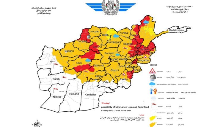 آب هوای چند شهر افغانستان min