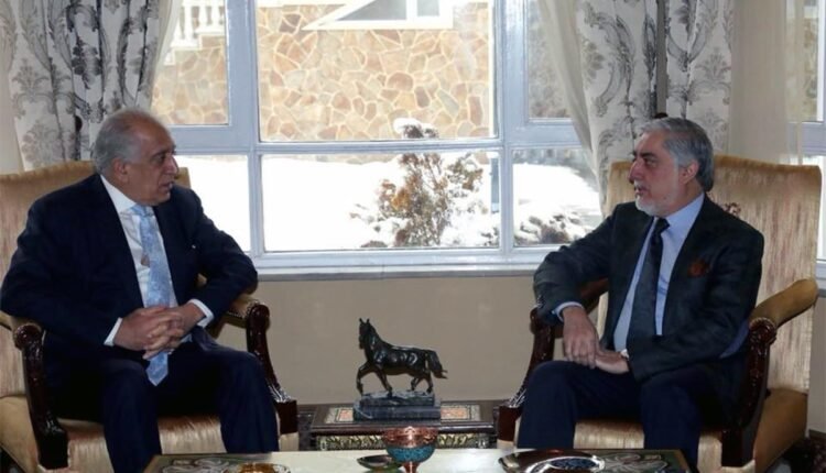 خلیل زاد و داکتر عبدالله min