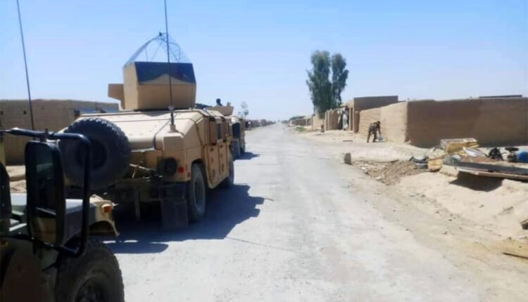 نظامی در ولسوالی های ارغنداب و ژیری ولایت قندهار min