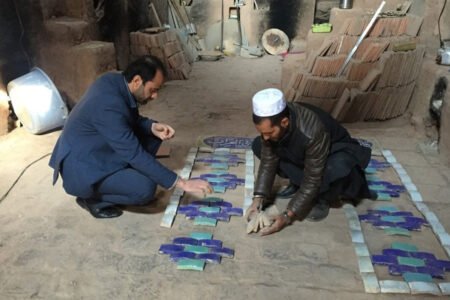تنها کاشی سازی هرات که تا هنوز فعال است